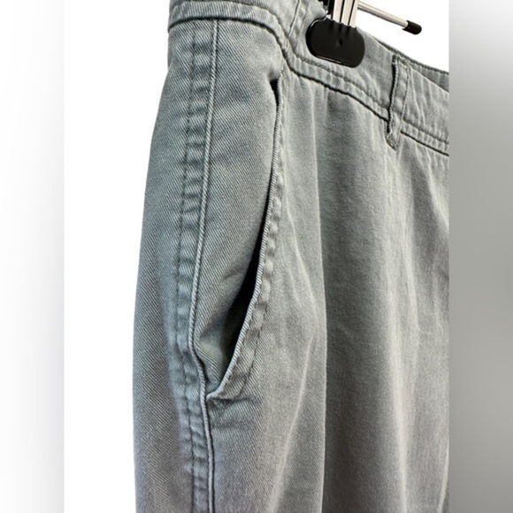 WOOLRICH WOMEN'S SUNDAY RELAXED CHINO PANT CAPRI SAGE GREEN - Picture 6 of 7